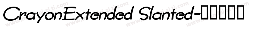 CrayonExtended Slanted字体转换